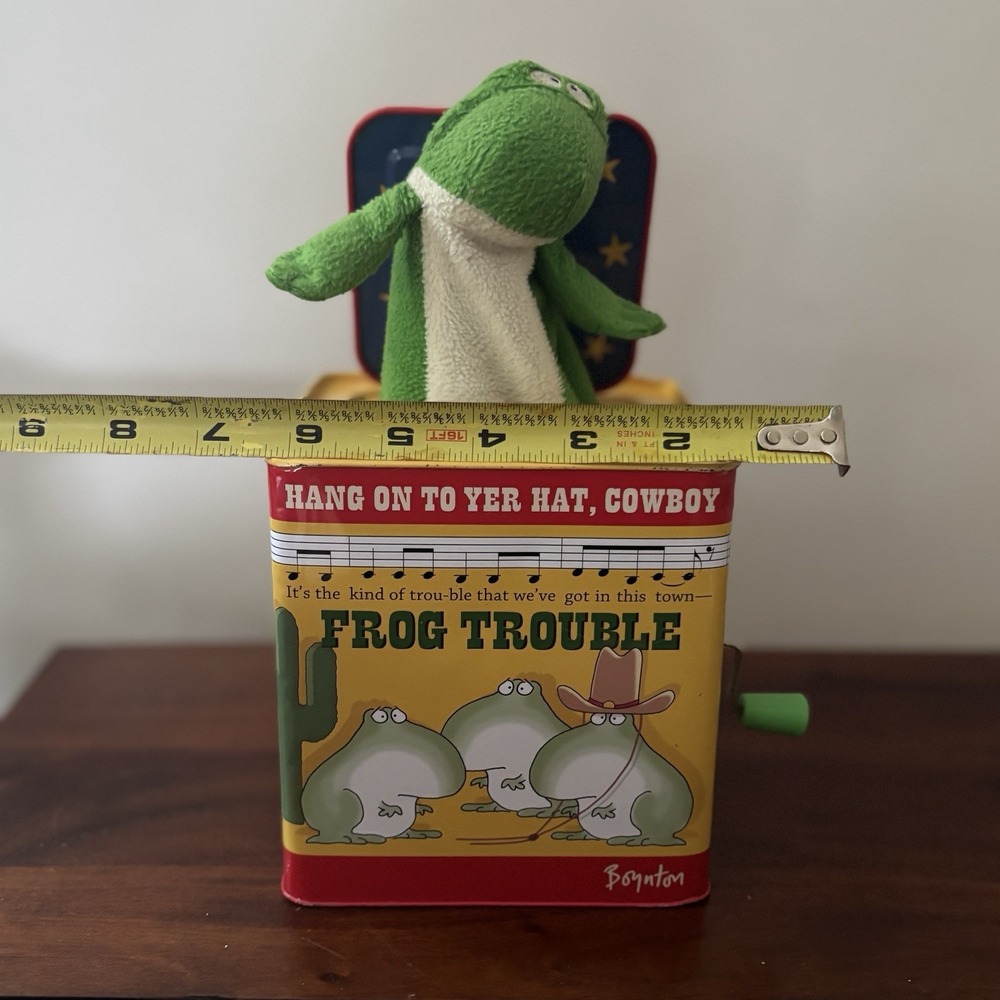 WORKING FROG-IN-THE-BOX  - Jack-In-The-Box 2013 Boynton‎ Frog Trouble - Picture 10 of 11